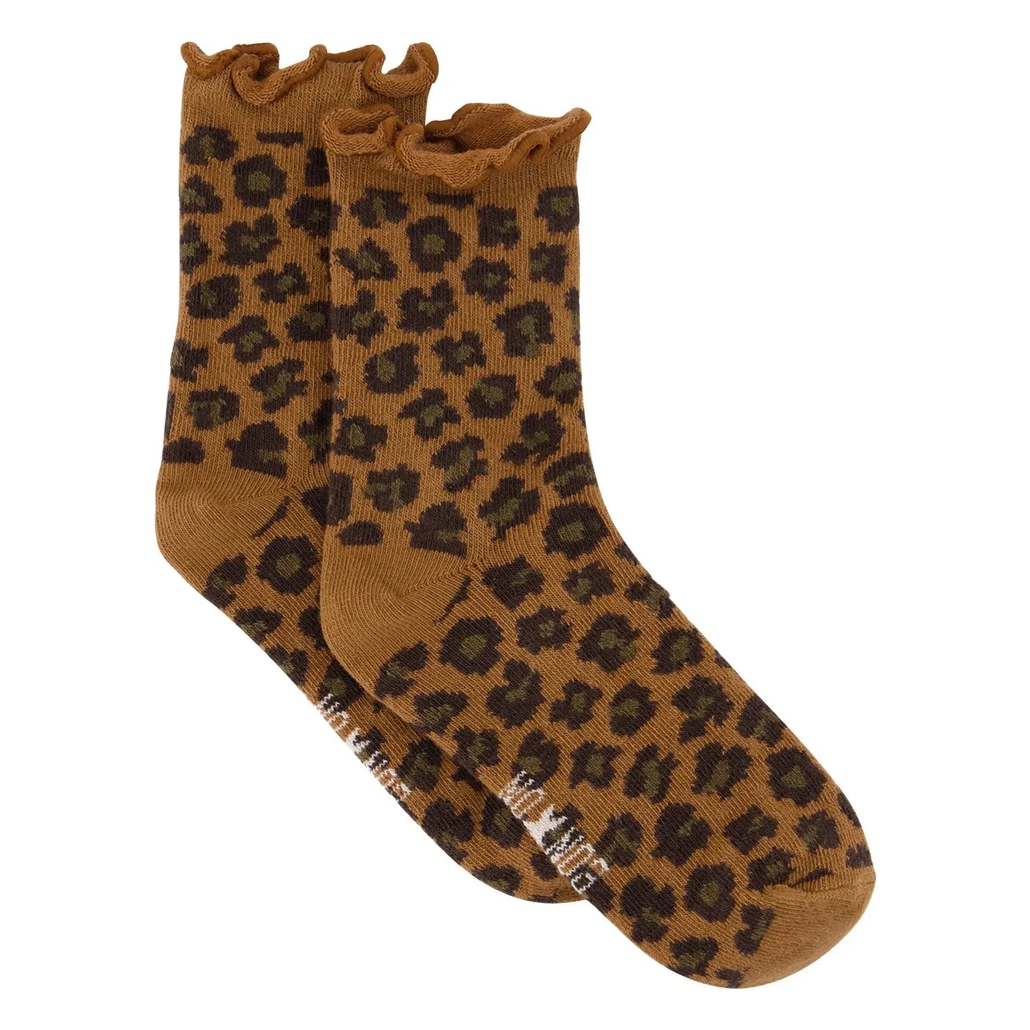 Bonton - Calcetines Leopardo | Marrón