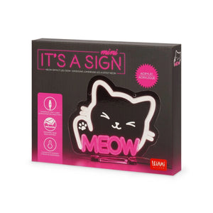 Legami - Mini Neón LED Sign - Es un Cartel Mini - Kitty