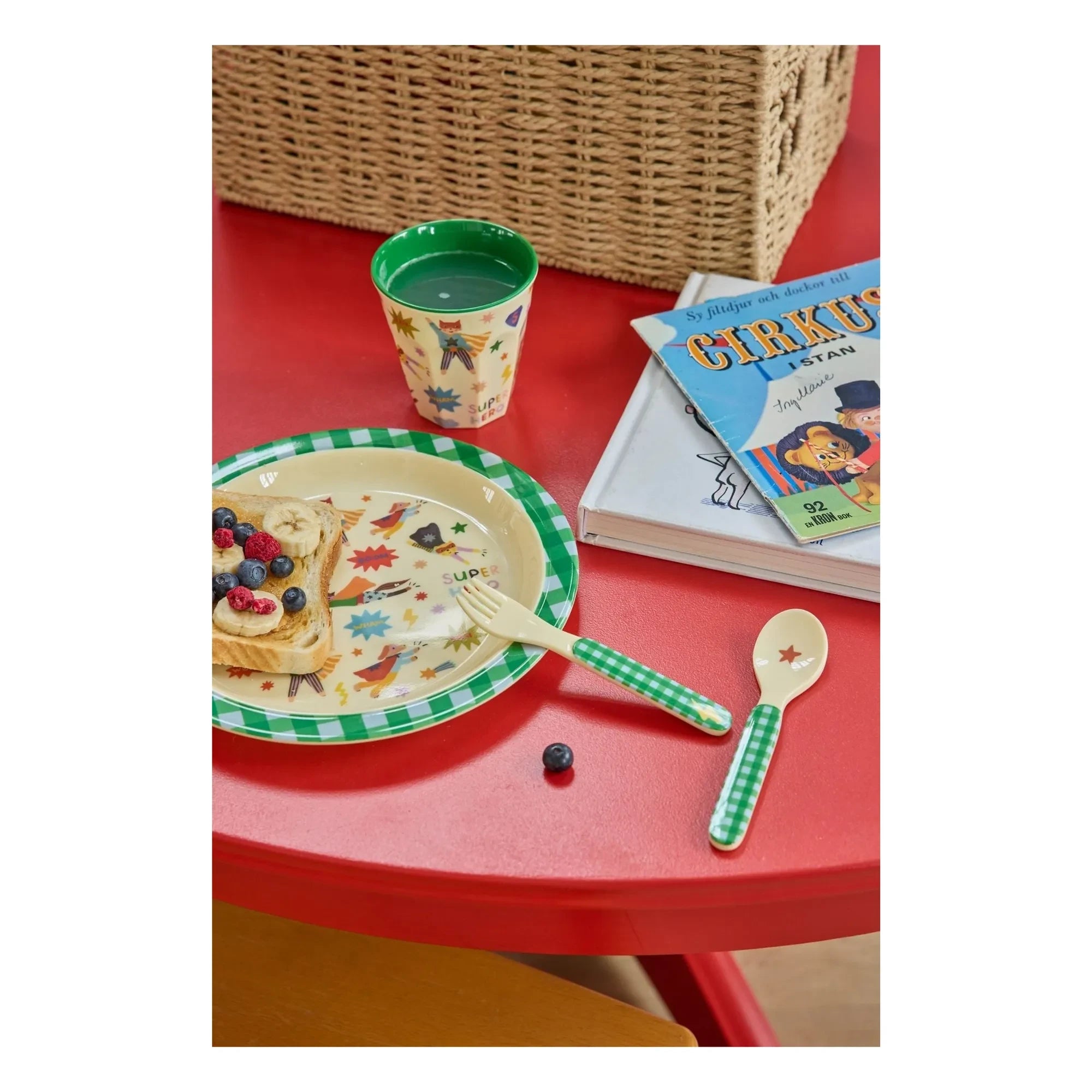 Arroz - Plato de melamina Hero | Verde