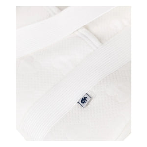 Petit Bateau - Maleta de maternidad Corazones Algodón orgánico | Crudo