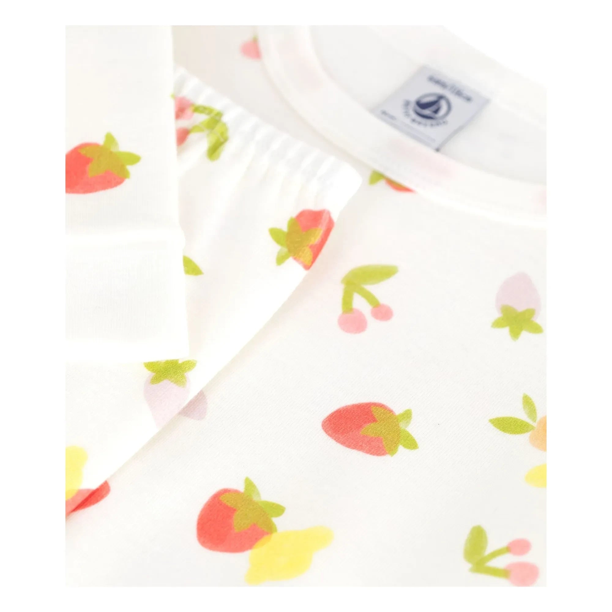 Petit Bateau - Pijama con estampado de frutas | Blanco