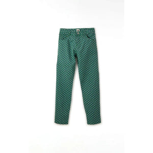 Fabula - Zümrüt Yeşili Little Hearts Pantolon