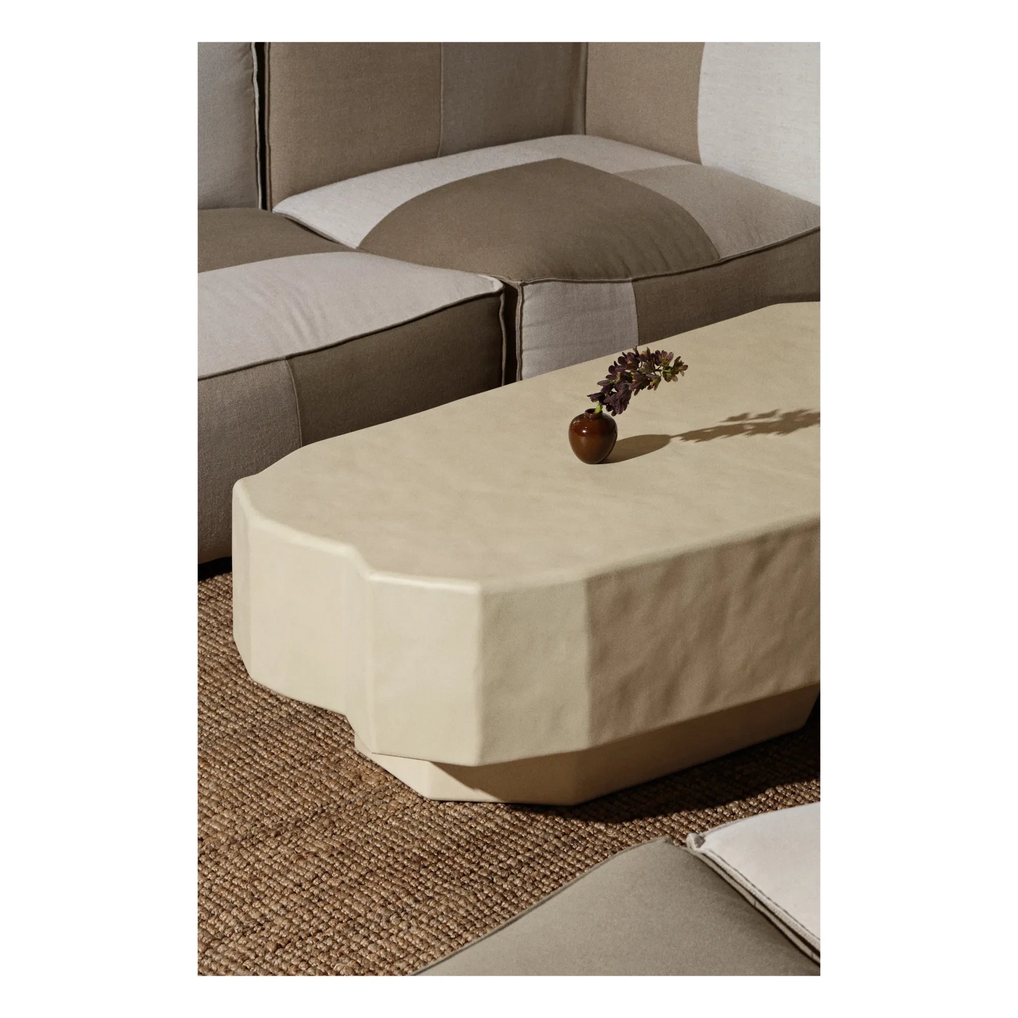Ferm Living - Mesa de centro Staffa | Crema