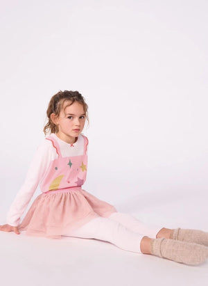 Petit Bateau - Tutu Dansçı Pijaması | Pembe