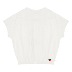 Jenest - Camiseta de algodón orgánico Mimi | Blanca
