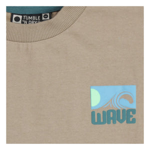 Tumble N'Dry - Islas Salomón Camiseta extragrande de algodón reciclado | Marrón arena