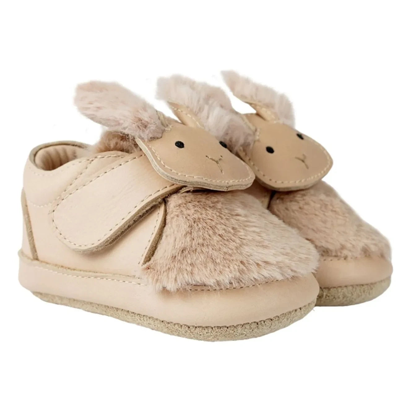Donsje - Zapatillas Conejo Fluffy Matjin | Beige rosa