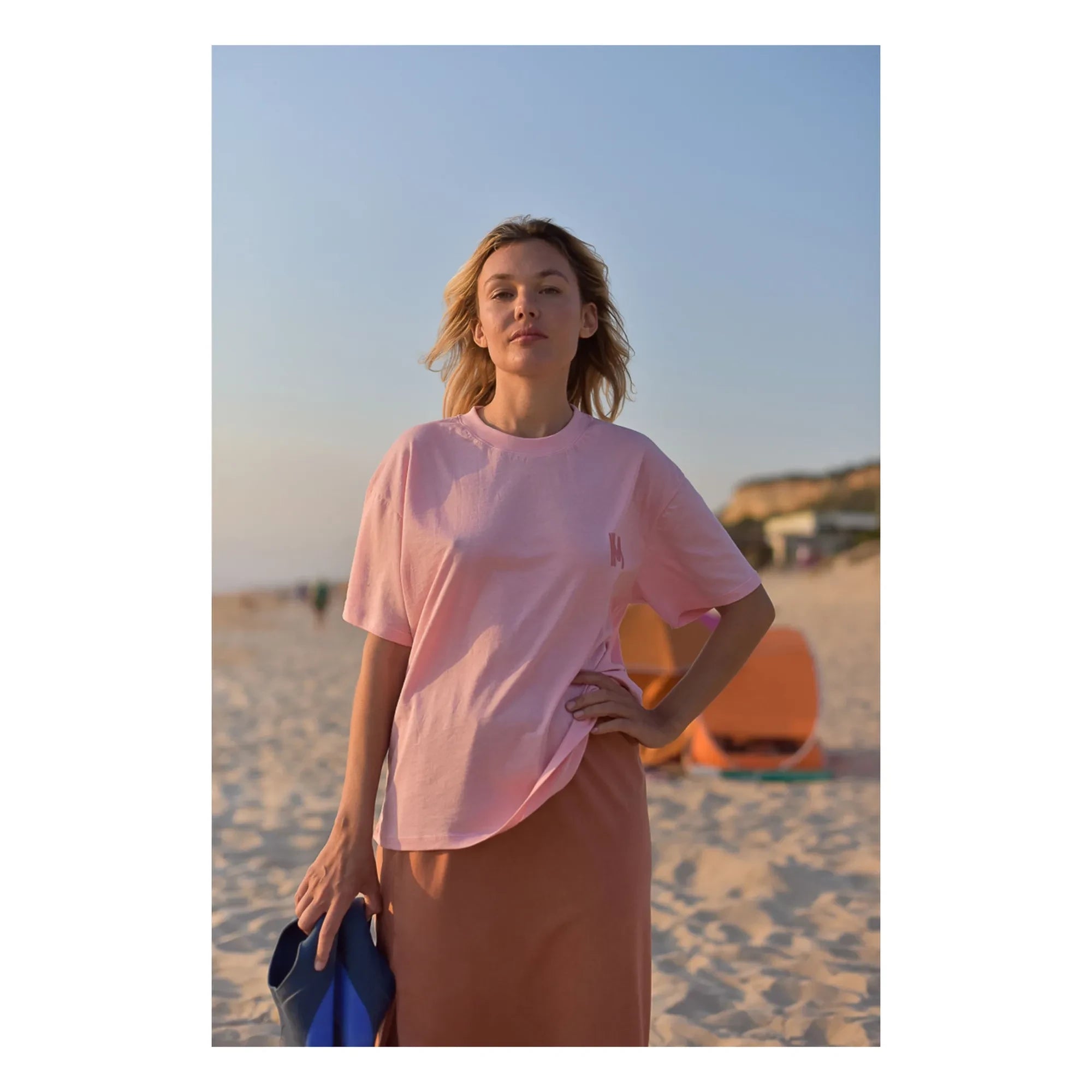Marlot Paris - Camiseta Jil M de algodón orgánico - Colección de mujer | Rosa