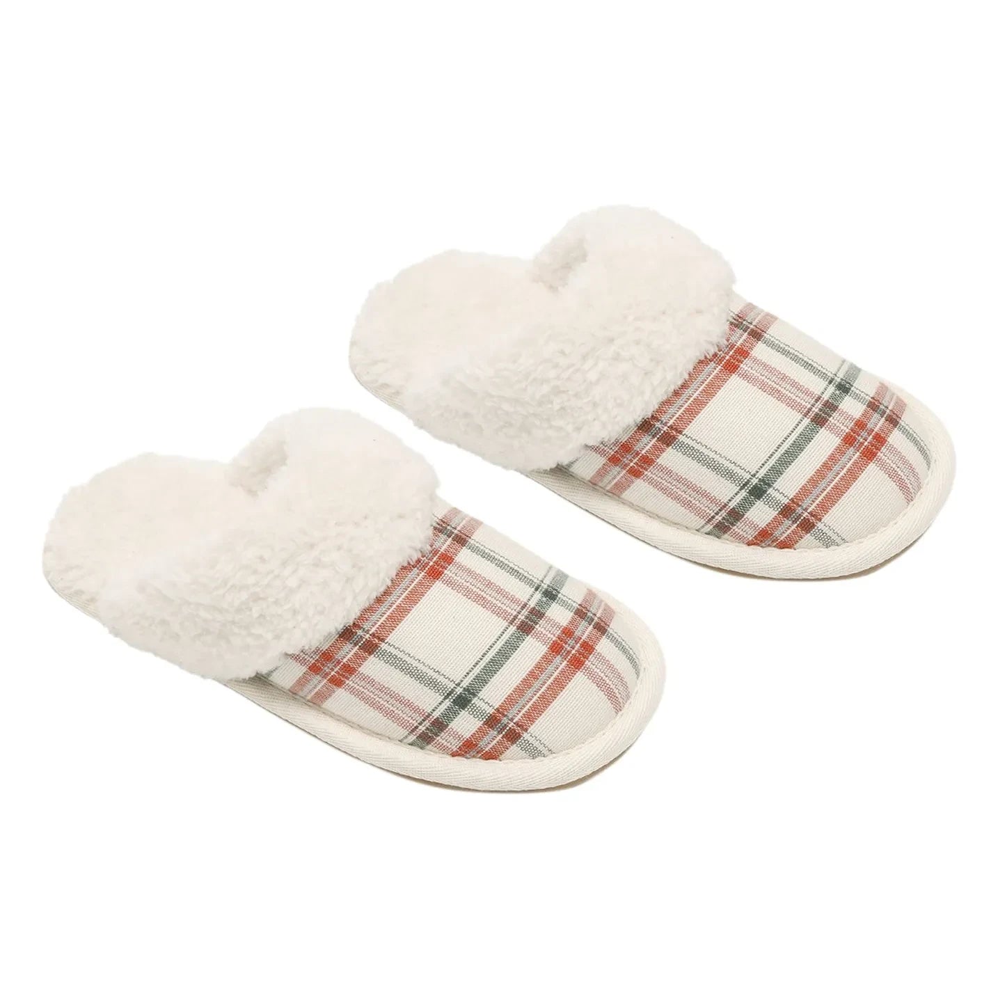 Rylee + Cru - Pantufla de franela Holiday | Crudo