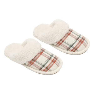 Rylee + Cru - Pantufla de franela Holiday | Crudo