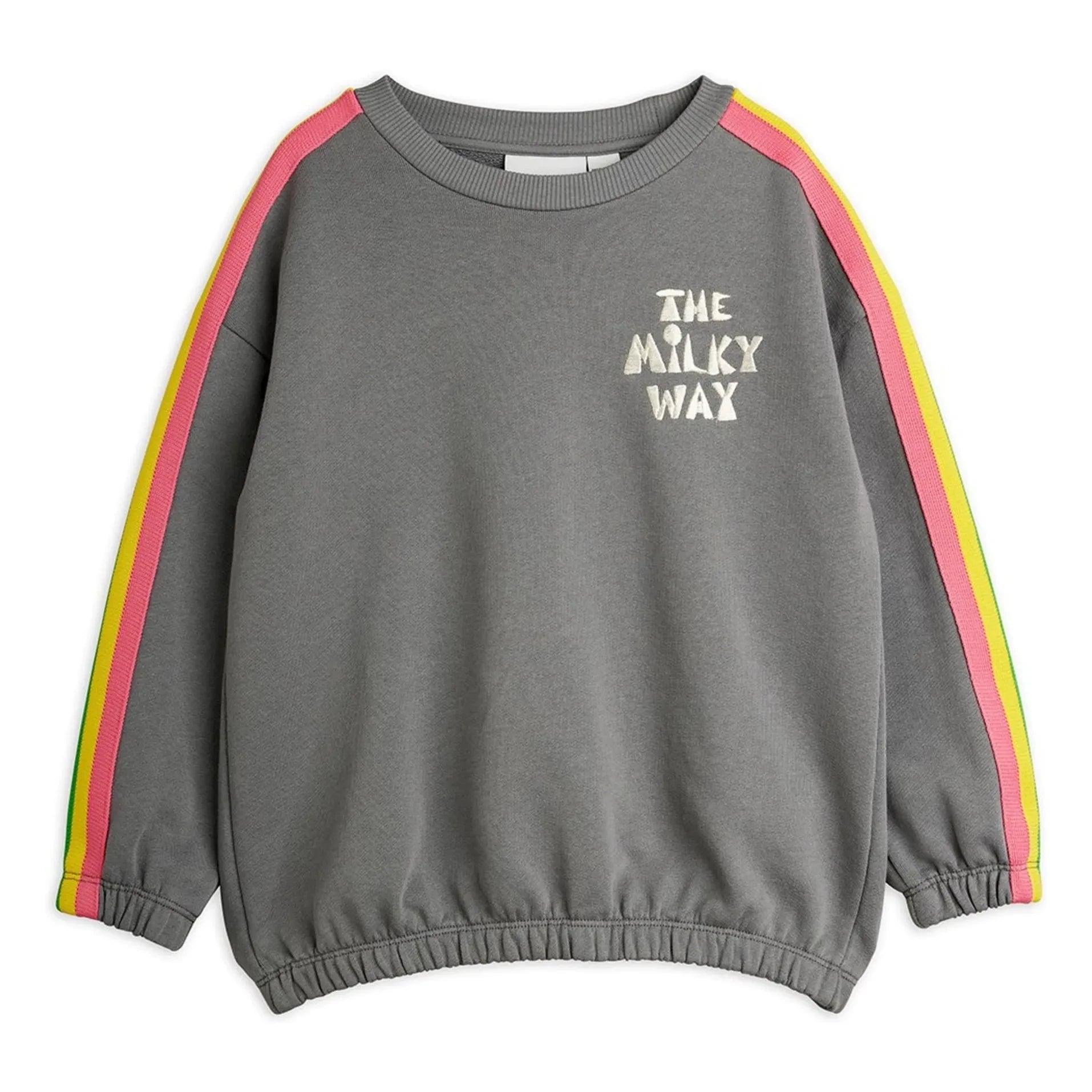 Mini Rodini - Sudadera de algodón orgánico Arc en Ciel | Gris