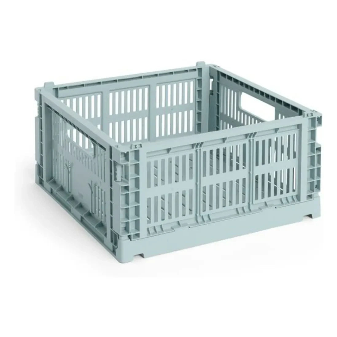Heno - Cajón cuadrado plegable | Azul