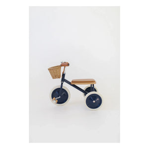 Banwood - Triciclo de metal y madera | Azul