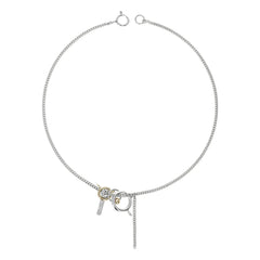 Justine Clenquet - Collar Kris | Oro/Plata