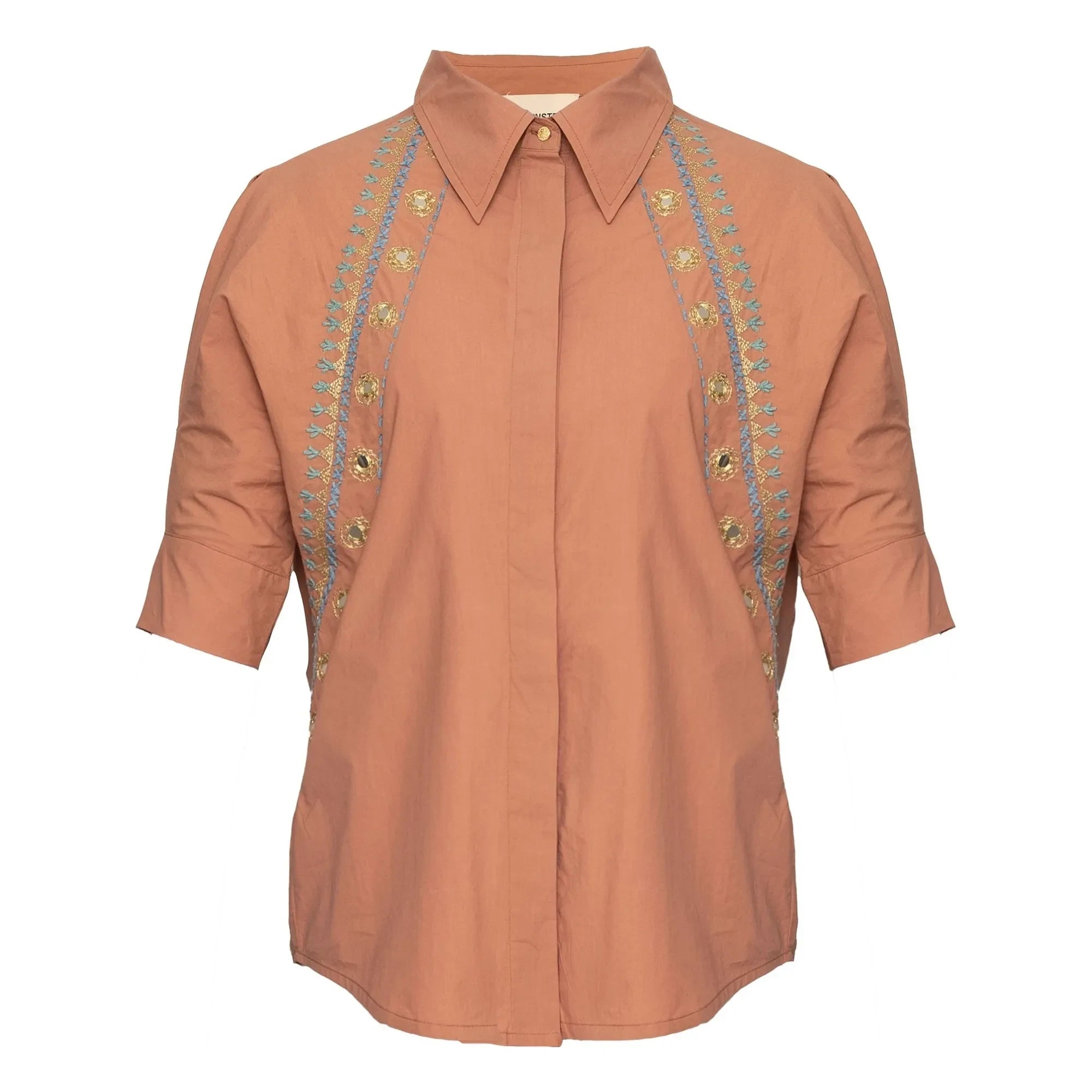 Virginie de Vinster - Blusa Los Ángeles | Terracota