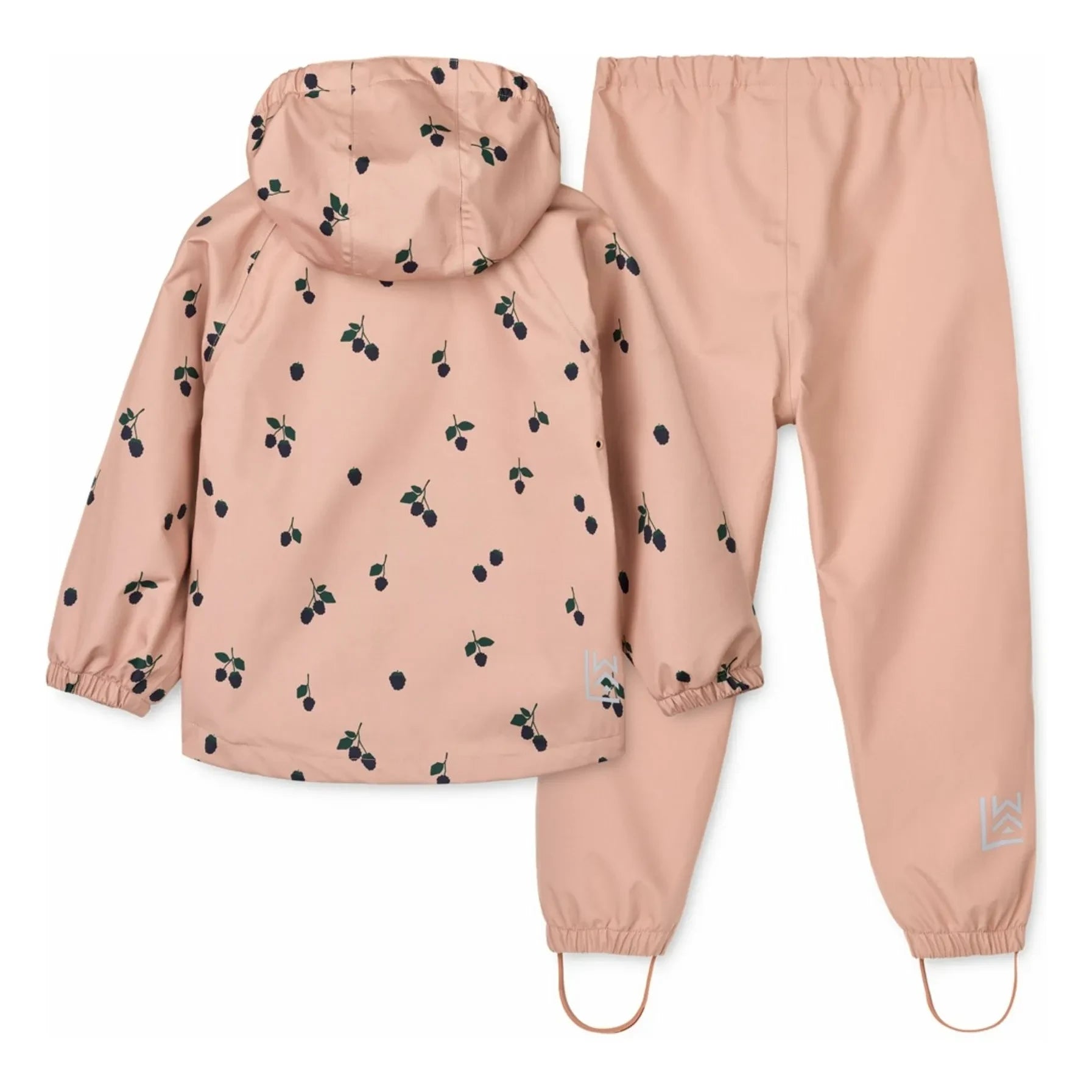 Liewood - Conjunto impermeable Pedia de fibra reciclada | Rosa