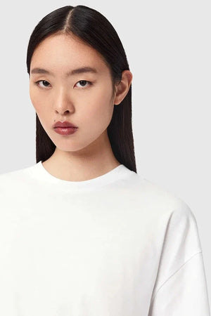 AllSaints camiseta de algodón para mujer FUSE