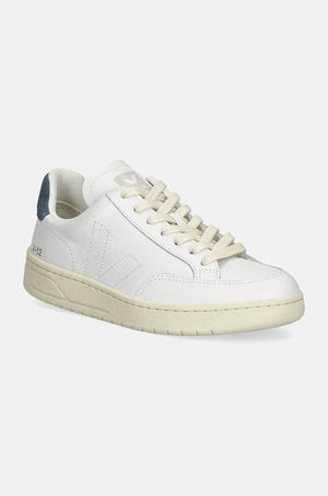 Zapatillas Veja V-12 de Piel con Costuras