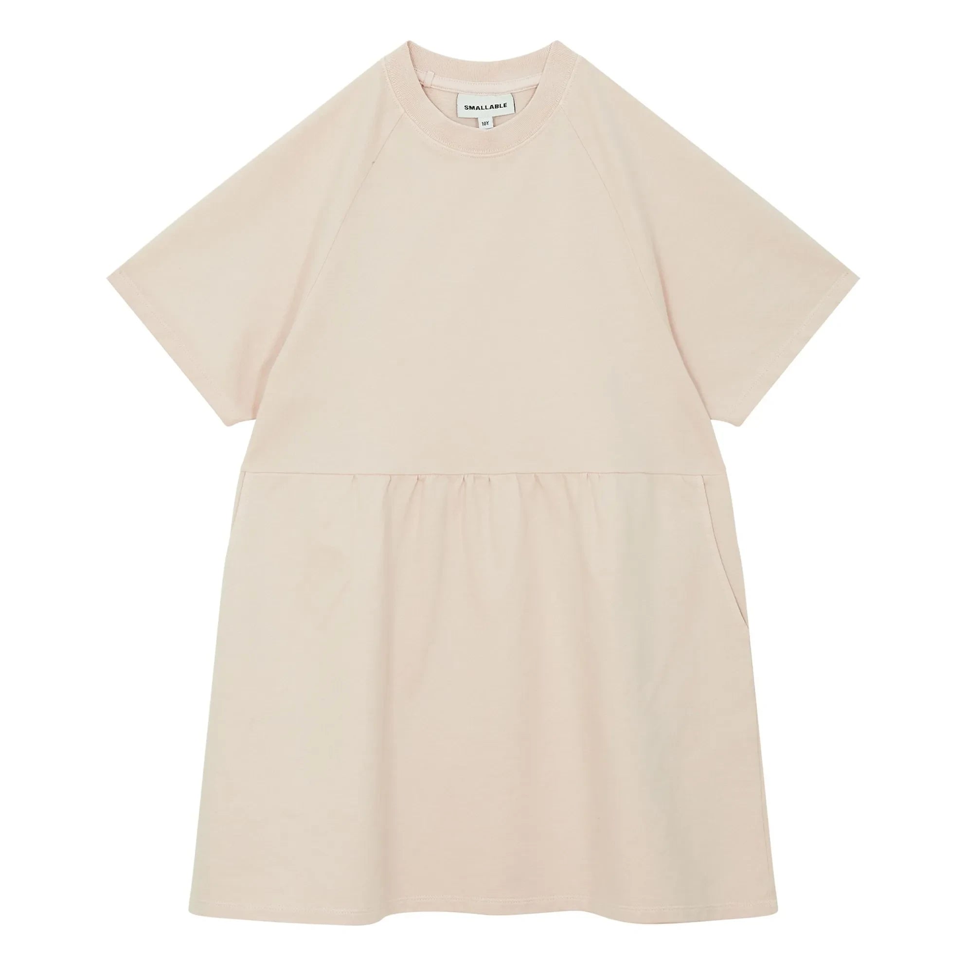 Smallable Kid - Vestido sudadera de algodón orgánico | Rosa empolvado