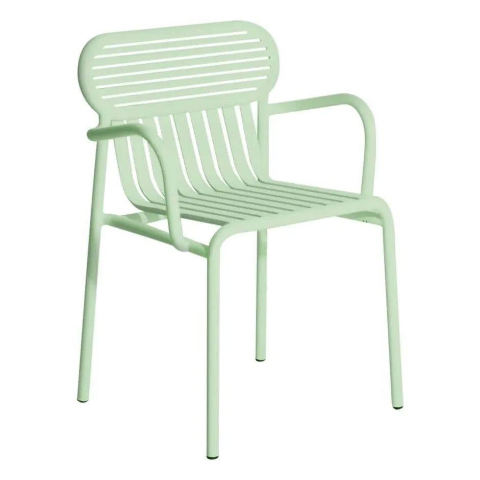Petite friture - Silla de fin de semana con reposabrazos - Set de 2 | Verde pálido