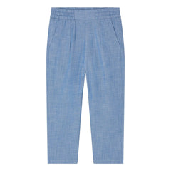 Bonpoint - Pantalones Chambray de Algodón Orgánico Tilyo | Azul