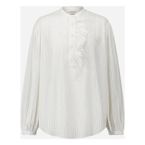 Laurence Bras - Blusa de algodón Fava | Blanca