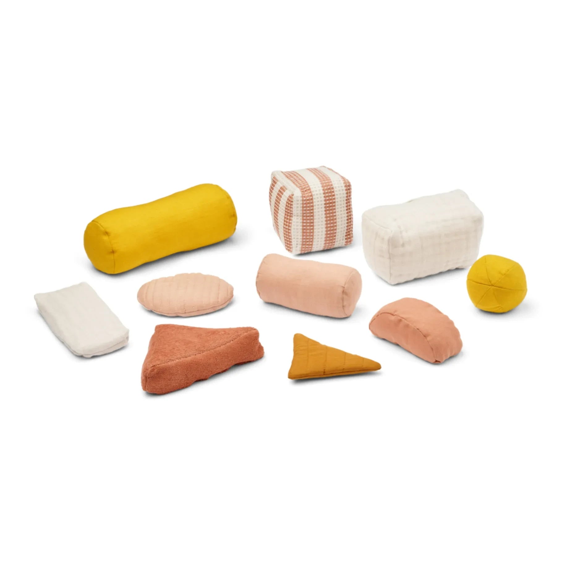 Liewood - Cubos sensoriales - Set de 10 | Mezcla de varios colores rosa