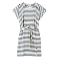 Emile et Ida - Vestido de rayas Bénédicte Algodón orgánico | Azul