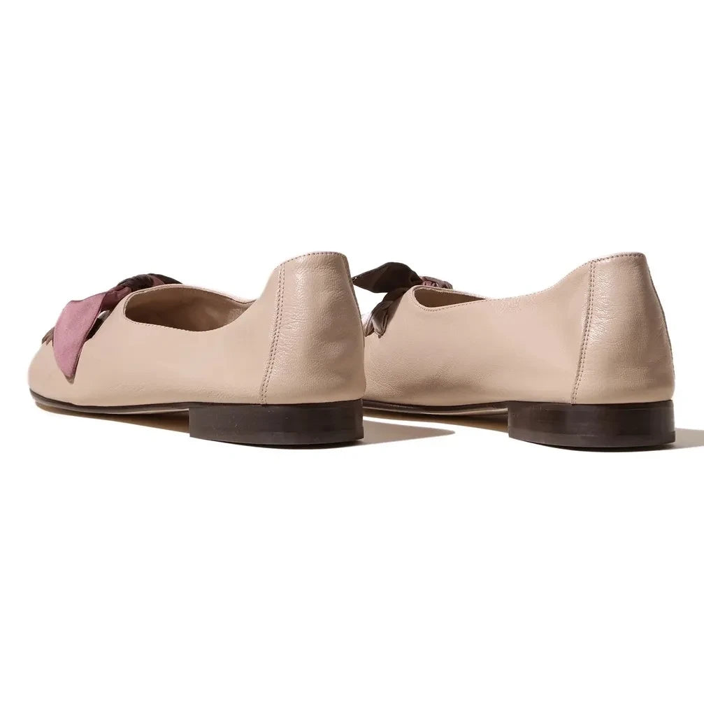 Hereu - Juliol Foulard Deri Loafer Ayakkabı | Bej