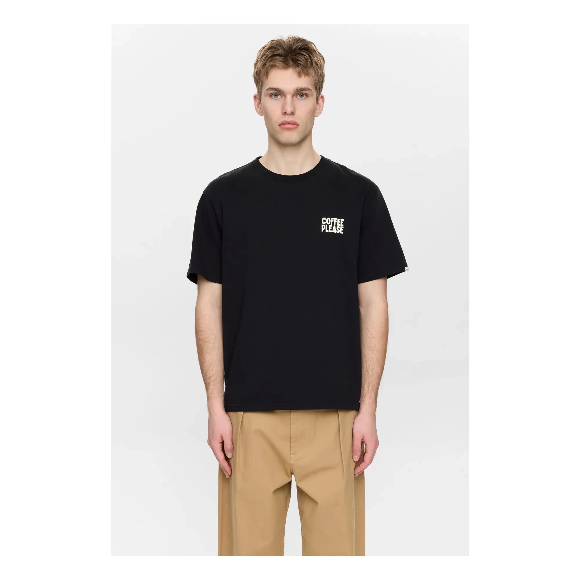 Anerkjendt - Camiseta Akvillads Coffee Please | Negro
