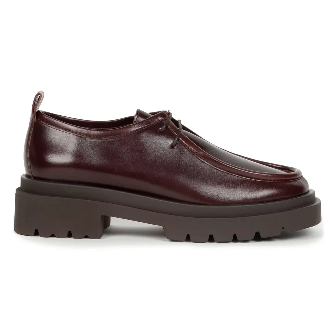Bobbies - Zapatos Derby de Piel Lisa Noreen | Burdeos