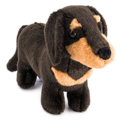 La Pelucherie - Peluche Eugène Dachshund 25 cm | Negro