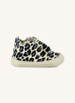 Pom d'Api - Yaka Speed Leopard Sneakers | Beyaz