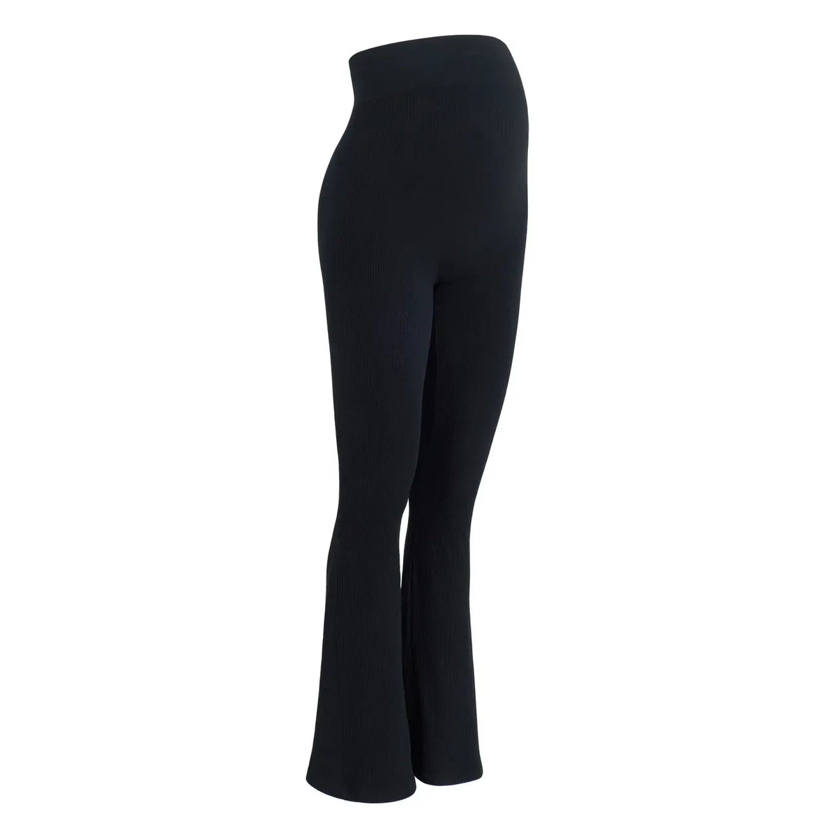 Mama Hangs - Mama Flow Leggings Acampanados de Maternidad | Negro