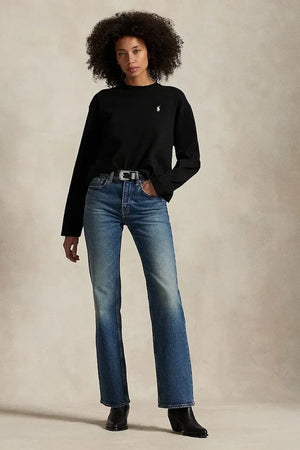 Blusa de algodón de manga larga Polo Ralph Lauren
