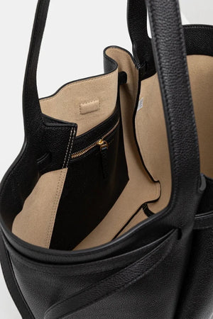 Bolso de piel granulada Romy de Tory Burch
