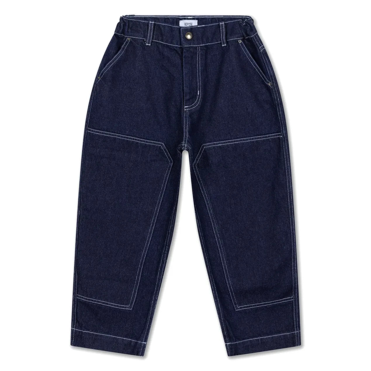 Repose AMS - Pantalón de trabajo de algodón orgánico | Azul Oscuro