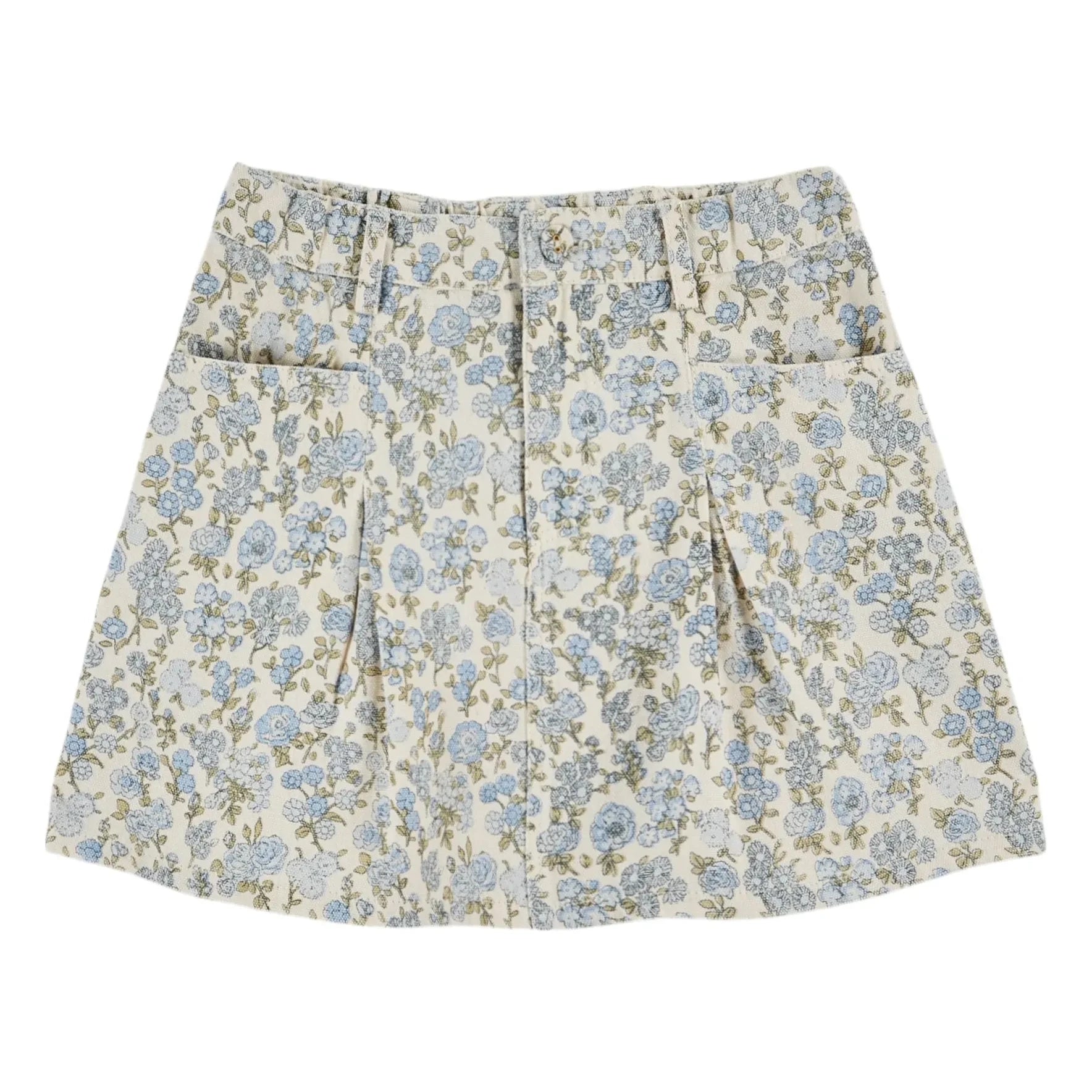 Emile et Ida - Falda floreada | Crema
