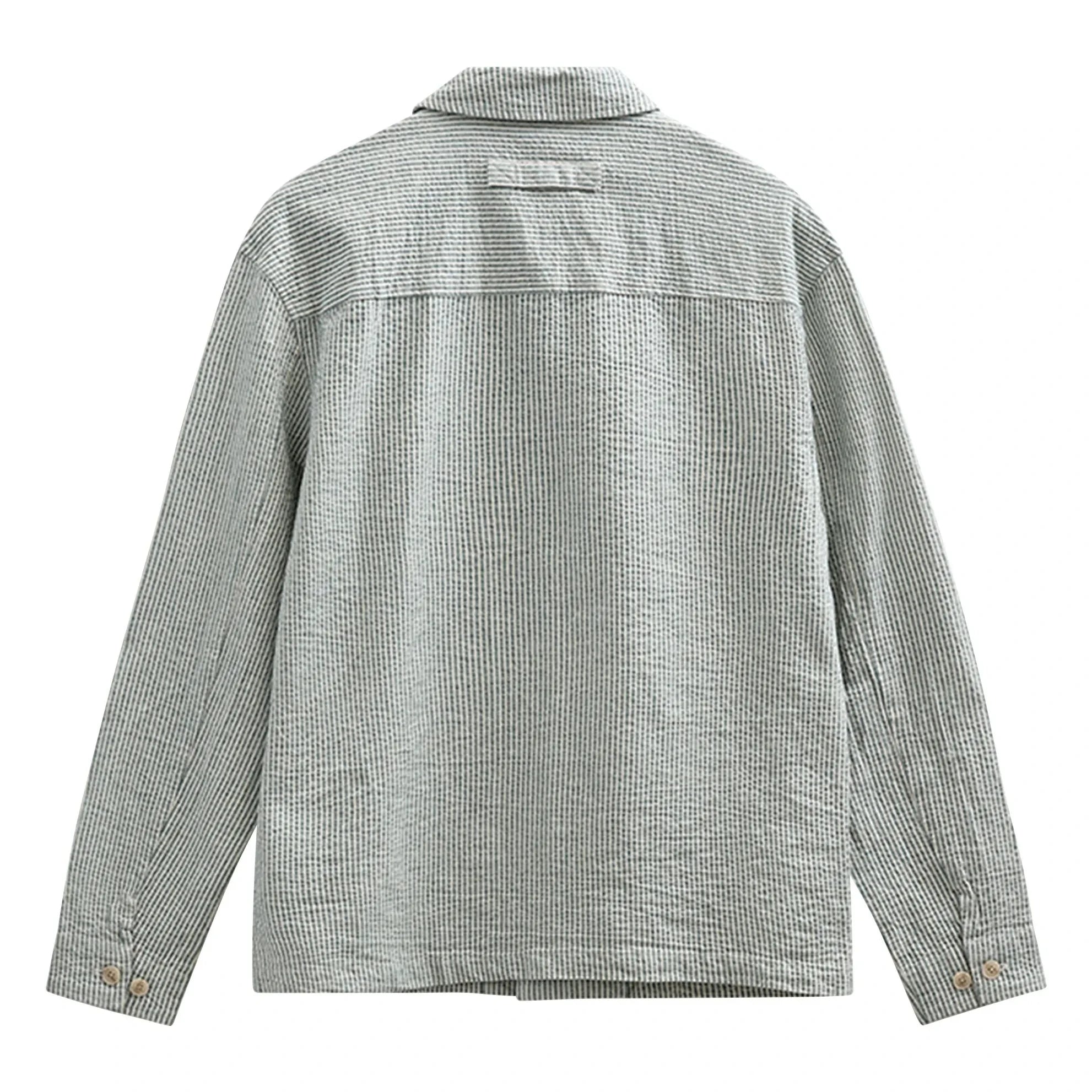 Anerkjendt - Overshirt de rayas Akodin | Gris claro