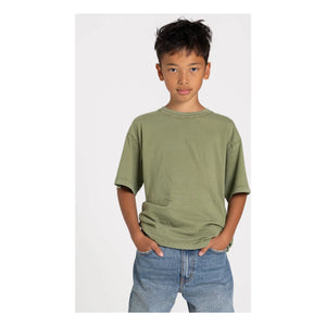 Smallable Kid - Camiseta de algodón orgánico Nils | Caqui claro