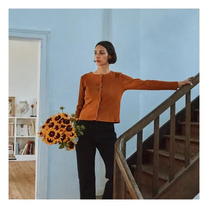 Poudre Organic - Helenie hırka | Kahverengi