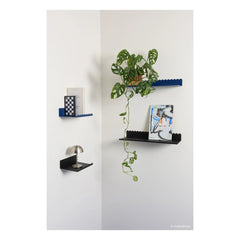 Nobodinoz - Estantería de pared Vibes 20x16 cm | Negro