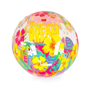 Legami - Tropicana Dream Inflatable Beach Ball - Glitter Beach Ball