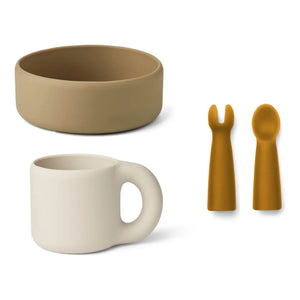 Liewood - Juego de vajilla Lise - 4 piezas | Beige