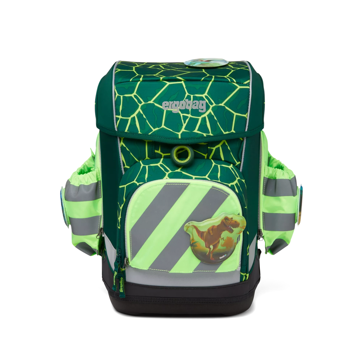 Ergobag - Side Pocket Set de Cremalleras With Reflective Green