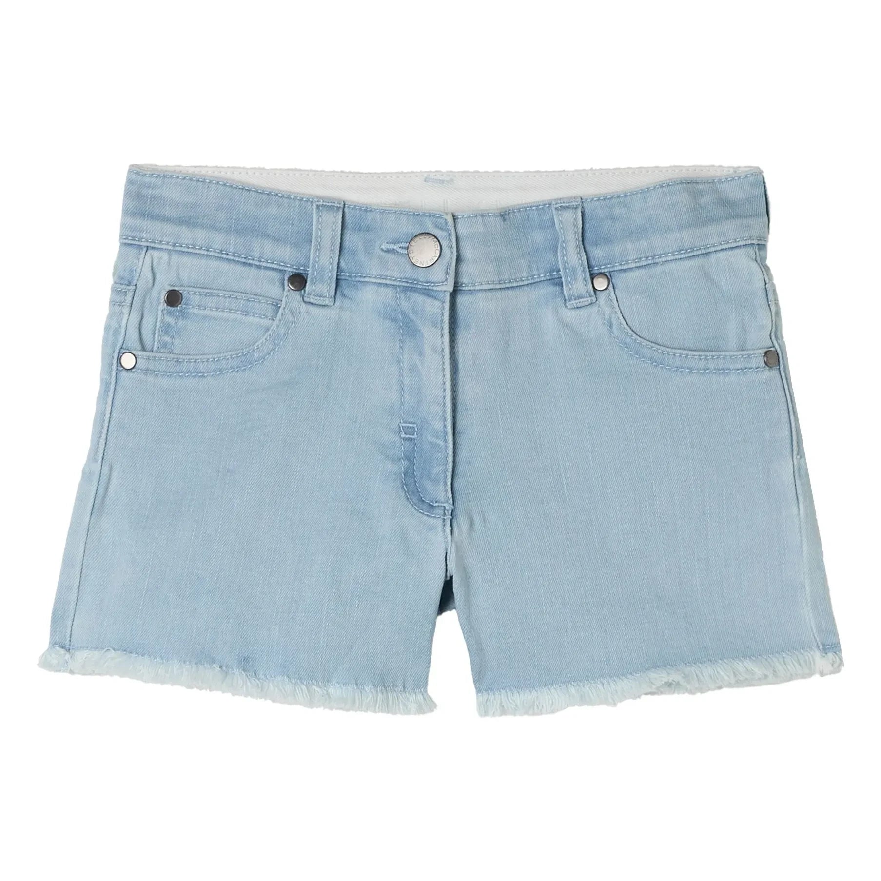 Stella McCartney Kids - Pantalones cortos vaqueros de algodón orgánico | Azul claro