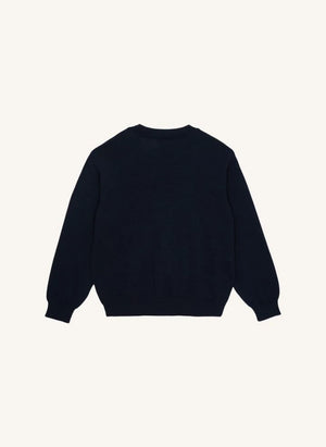 Smallable Kid - Chaqueta de punto orgánica Harcourt | Azul marino