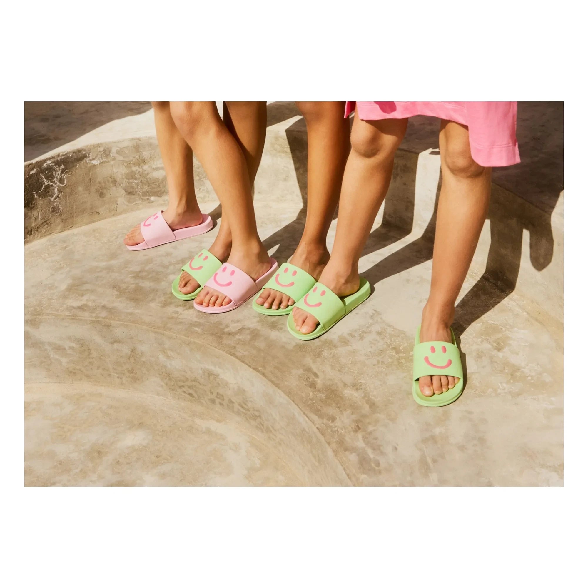 Molo - Sandalias de playa Zhappy Smile | Rosa pálido