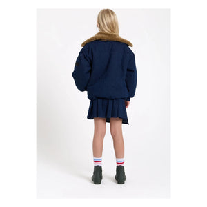 Finger in the nose - Chaqueta aviador de mezclilla Aria | Denim crudo