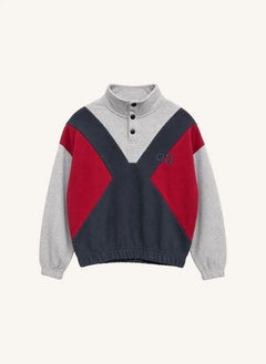 Cos I Said So - Sudadera abotonada de algodón orgánico | Gris